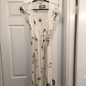 Reformation XS Floral Wrap Dress